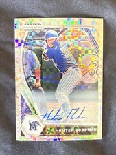 2021 Panini Prizm Draft Picks Hunter Goodman #PDP109 Power Plaid Prizm/17 07/17