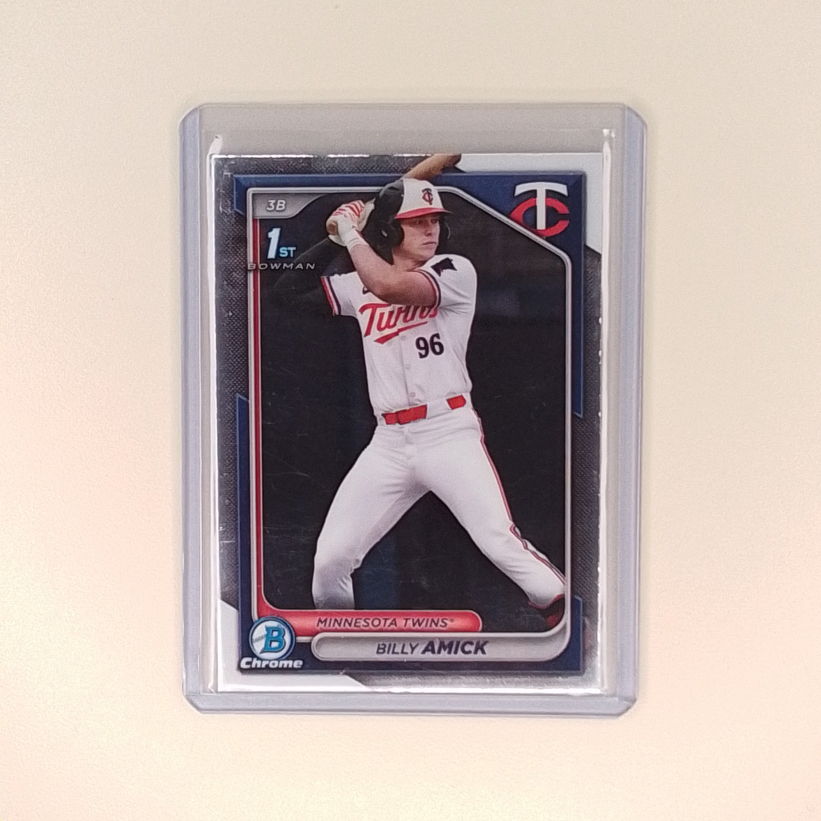 2024 Bowman Draft - Chrome Billy Amick #BDC-68 (RC) Refractor Minnesota Twins