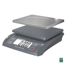 Postal Scale Transport Scale 30kg/1g, 66lb with Battery and Stainless Steel S...