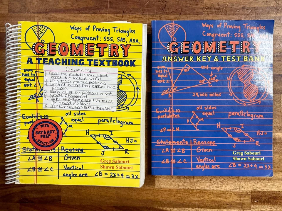Teaching Textbook Geometry Complete Set - Good - Image 2 of 4