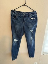 Women  s M Jeans by Maurice  s Size Large Reg Skinny Stretch Dark Wash