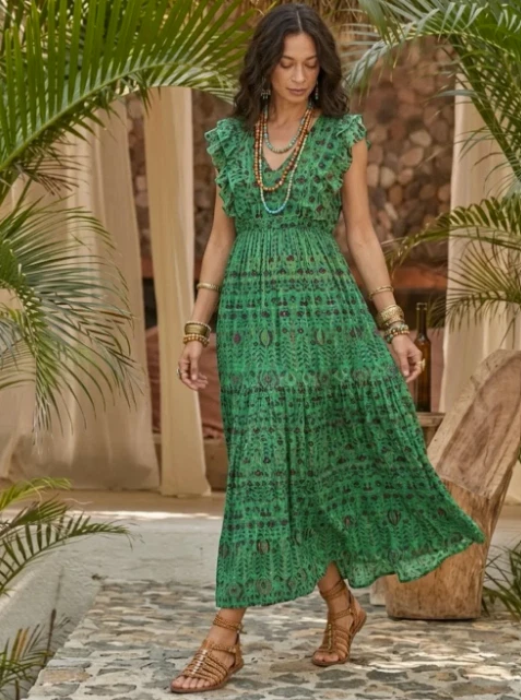 sundance green dress Sundance Women's Idylla Dress in Olive Medium