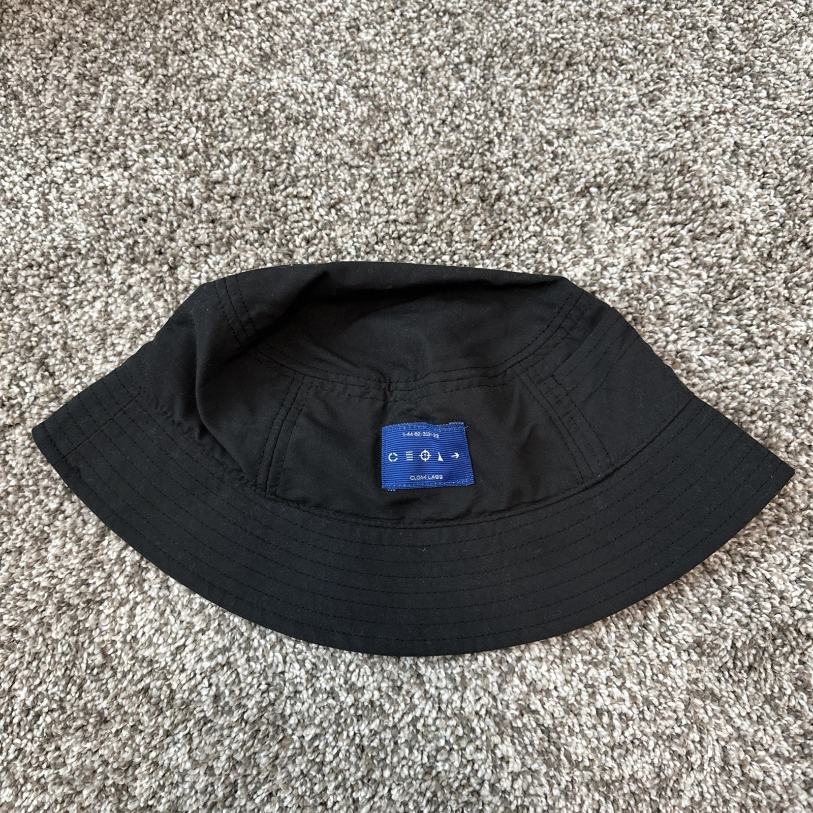 Cloak Labs Bucket Hat Invisible Design Water-Activated Black