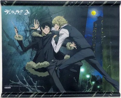 Durarara!!x2 Ten tapestry Izaya Orihara Shizuo Heiwajima art A3 anime collectibl