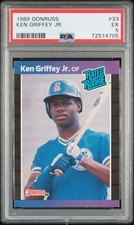 1989 DONRUSS 33 🔥 KEN GRIFFEY JR. 🔥 PSA 5 🔥🔥