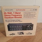 New - Realistic 40 Watt 7 Band Stereo frequency Equalizer / Booster 12-1955