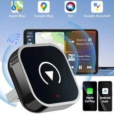USB Auto Wireless CarPlay Adapter For iPhone Apple Wireless Dongle Plug ＆ Play