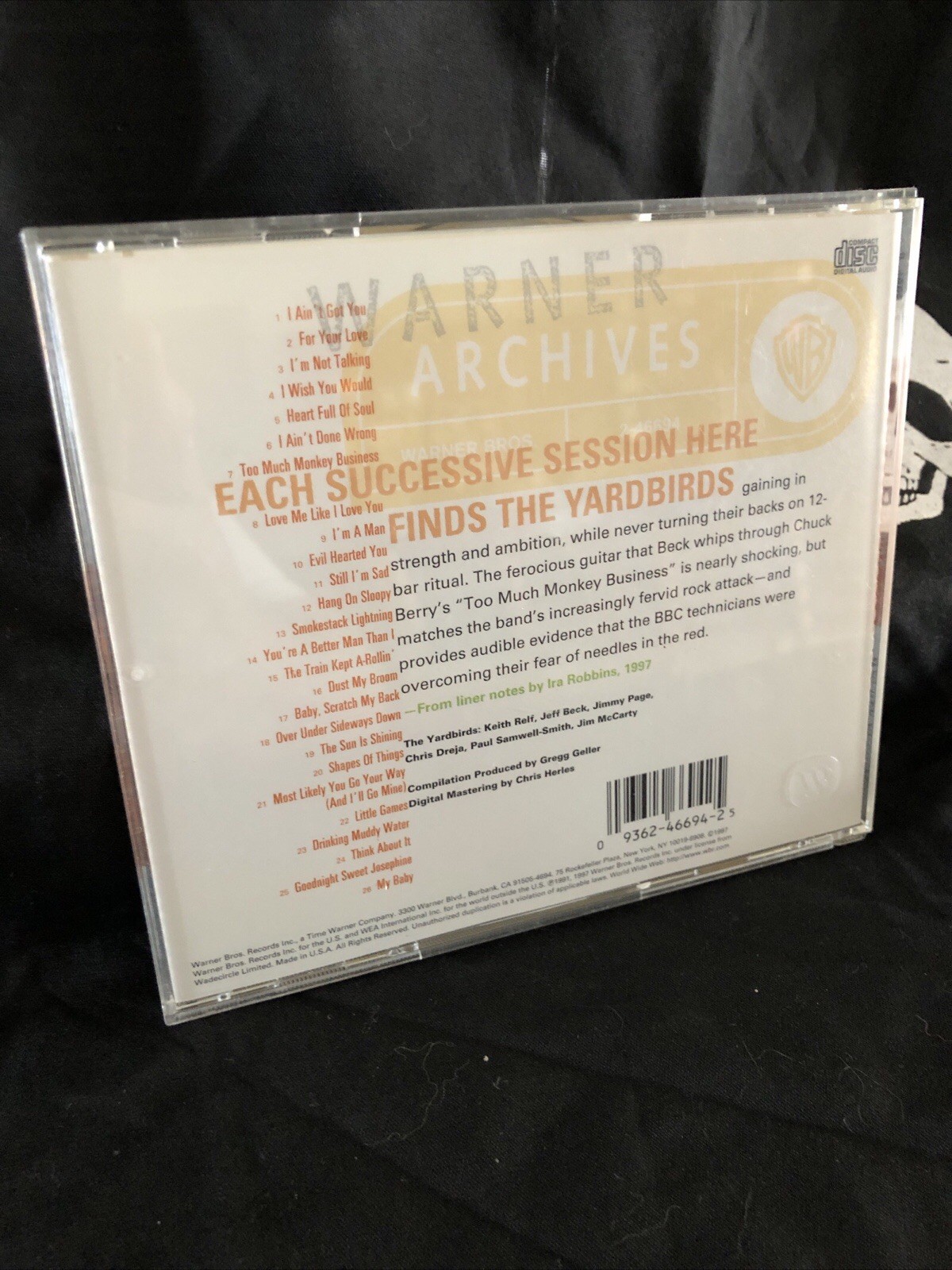 Yardbirds BBC Sessions CD  