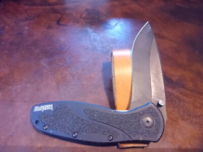 1670BLK KERSHAW BLUR pocket knife spring assist Ken Onion design, Black