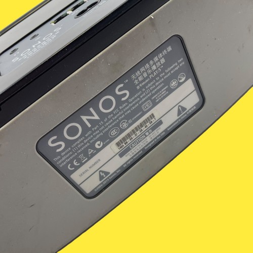 FOR PARTS Sonos Play:5 1st Gen Wireless Speaker Black NO POWER #17 z56 b12 - Picture 13 of 13