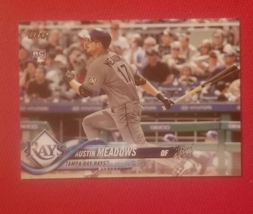 2018 Topps Update Austin Meadows ROOKIE RC #US34 Tampa Bay Rays FREE SHIPPING