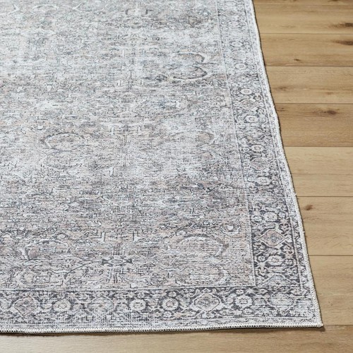 Washable Non-Skid Vintage Area Rug Chenille Polyester Indoor Living Room New - Picture 4 of 8