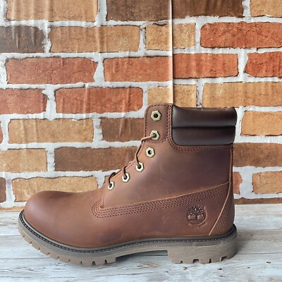 New Women's Timberland Waterville 6in WP Boot Medium Brown Full
