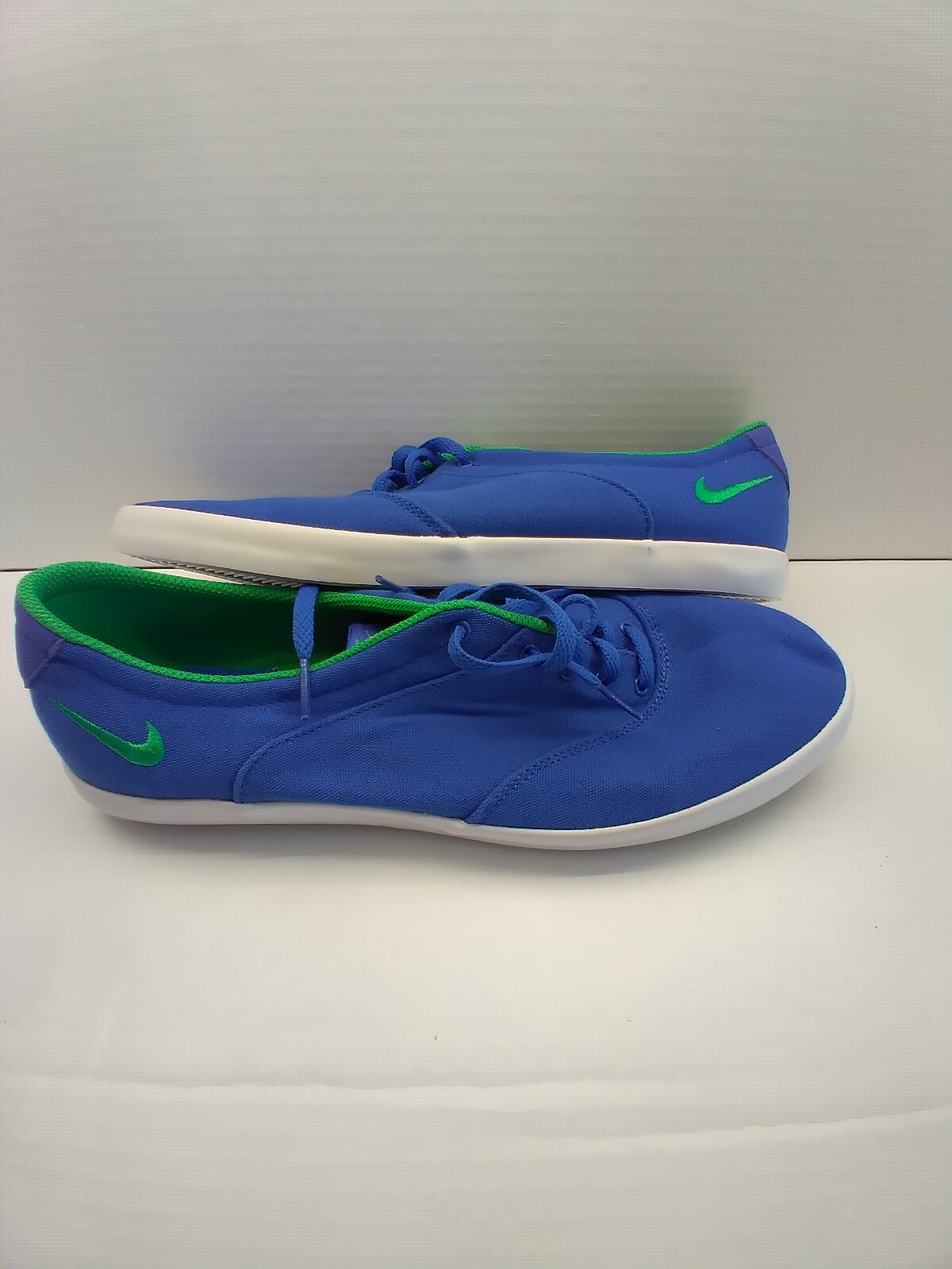 Nike Blue & Green Canvas Shoes Women's Size 11 eBay