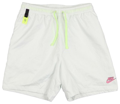 pink nike woven shorts