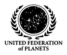 Star Trek United Fed. Of Planets Decal 1 5"x6.25" Choose Color