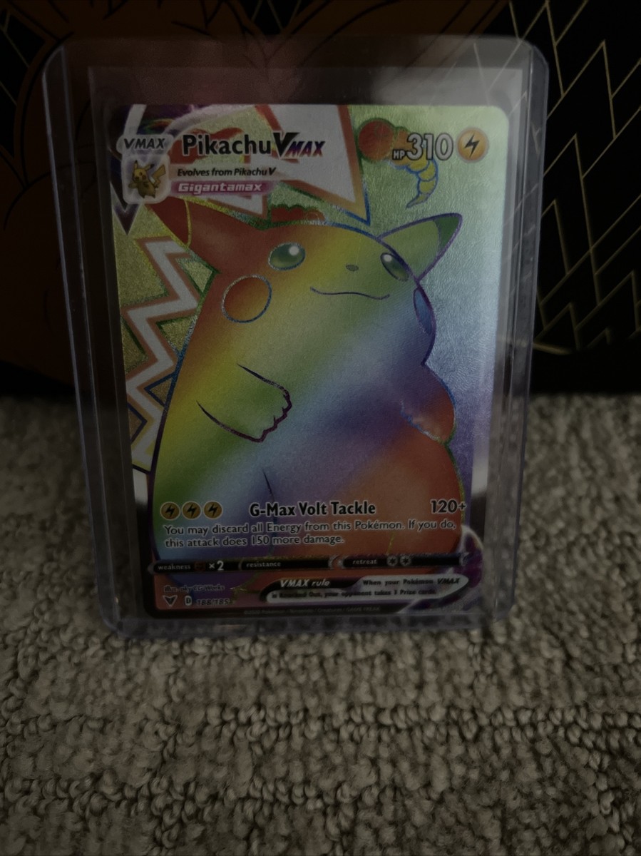 Pokémon TCG Pikachu VMAX Vivid Voltage 188/185 Holo Secret Rare | eBay