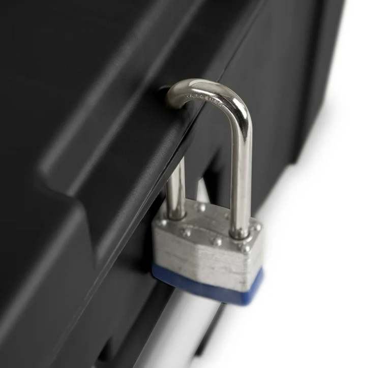 Sterilite Footlocker Plastic Adult, Black