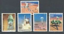 CENTRAL AFRICA COLONIES SPACE MARS VIKING OPERATION SET USED STAMPS LOT (SPC493)