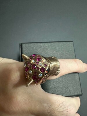 YOSHIKO CREATION PARIS タイガーヘッドリング YOSHIKO CREATION PARIS Tiger Head Ring Size Approx. US6.5
