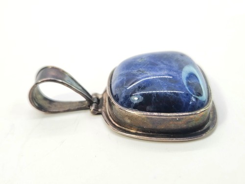 SILPADA 925 Sterling Silver Sodalite Trapezoid Pendant