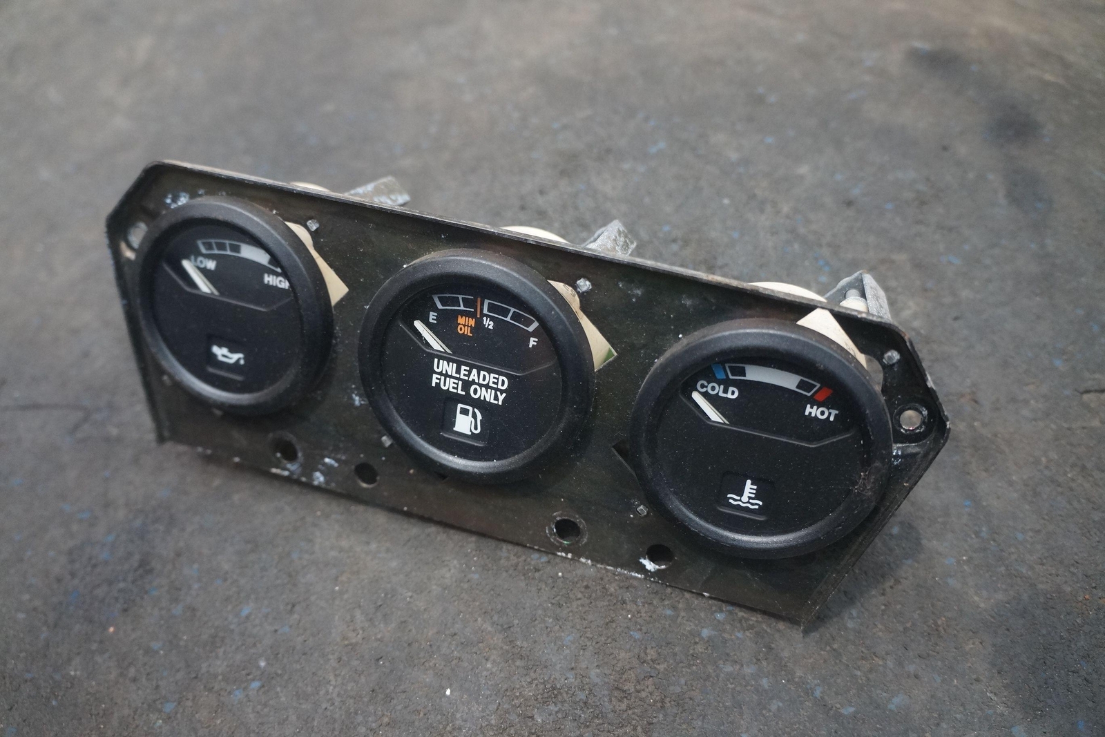 Dash Fuel Oil Temperature Gas Gauge UD71021 UD71019 OEM Bentley Turbo R 1991