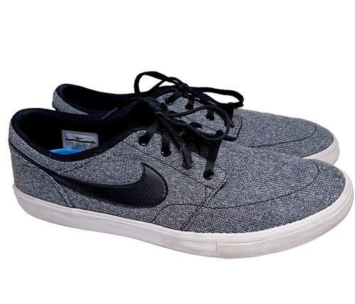 Nike SB Portmore II Solar Mid Canvas White Black AQ7728-100 Size 13 Buy Nike Portmore 2 Solarsoft Mid SB  main image 4