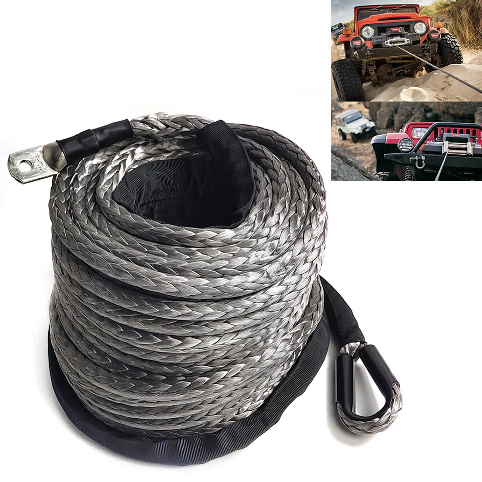 10mm*30m Seil Winde 10,8T Dyneema Forst- Synthetik- Kunststoff- Seil 23809LB DHL - Bild 2 von 4