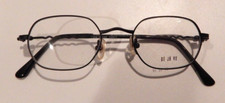 Vintage DEJA VU DV 870 Black 45/19 Metal Eyeglass Frame NOS 248