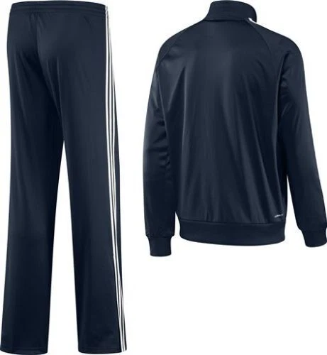 adidas 3S Essential Logo Trainingsanzug Track Suit Jogginganzug Navy Jacke Hose - Bild 4 von 4