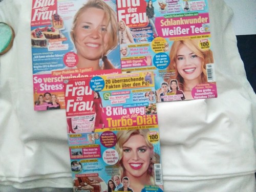 Zeitschrift 3Tlg.Von Frau zu Frau ,iLLuderFrau,Bild der Frau NEU ungelesen