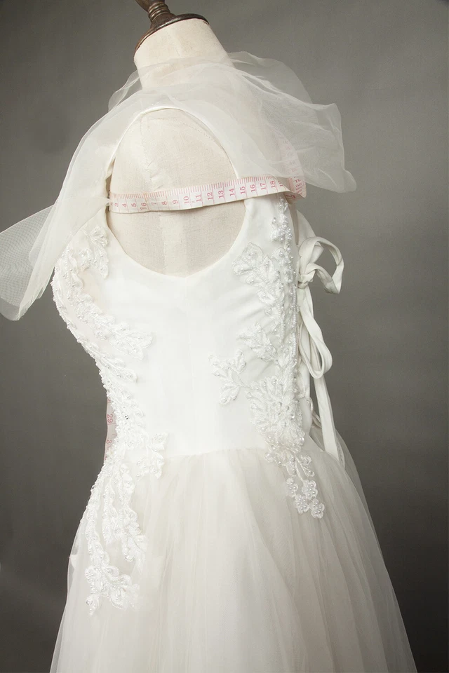 Precioso vestido de novia cosido a mano vestido de novia lentejuelas vestido de novia Foto 3 de 4