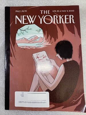 THE NEW YORKER  Double Issue April 25 & May 2, 2022 cover: ''Virtual Reality''
