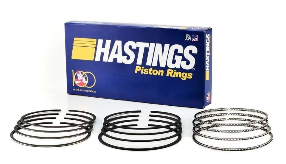 Anillos de pistón Hastings cromados STD trajes Suzuki H25A (válvula DOHC 24) Grand Vitara Foto 2 de 2