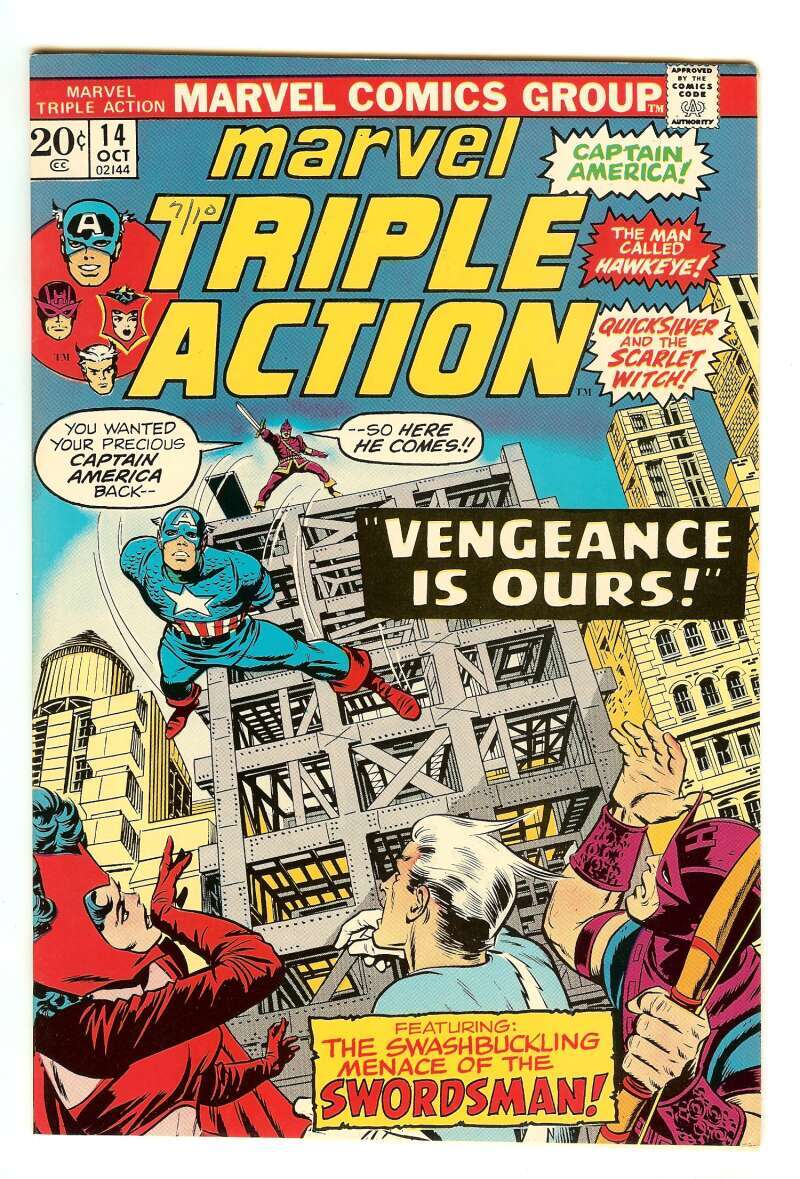 Marvel Triple Action #14 (Marvel Comics October 1973) for sale online ...