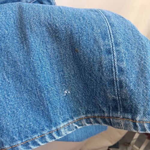 Jeans 35x34 Fit Uomo Levis 501 Originale Vintage USA Gamba Dritta Bottone Primo - Foto 6 di 22