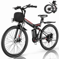 Adult Ebike 48V 7.8AH Foldable Electric Bicycle 500W Peak Motor 20MPH 50 Miles  