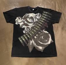 American Apparel Graphic Cotton T Shirt, USA Made Downtown LA, XL Blood Splatter