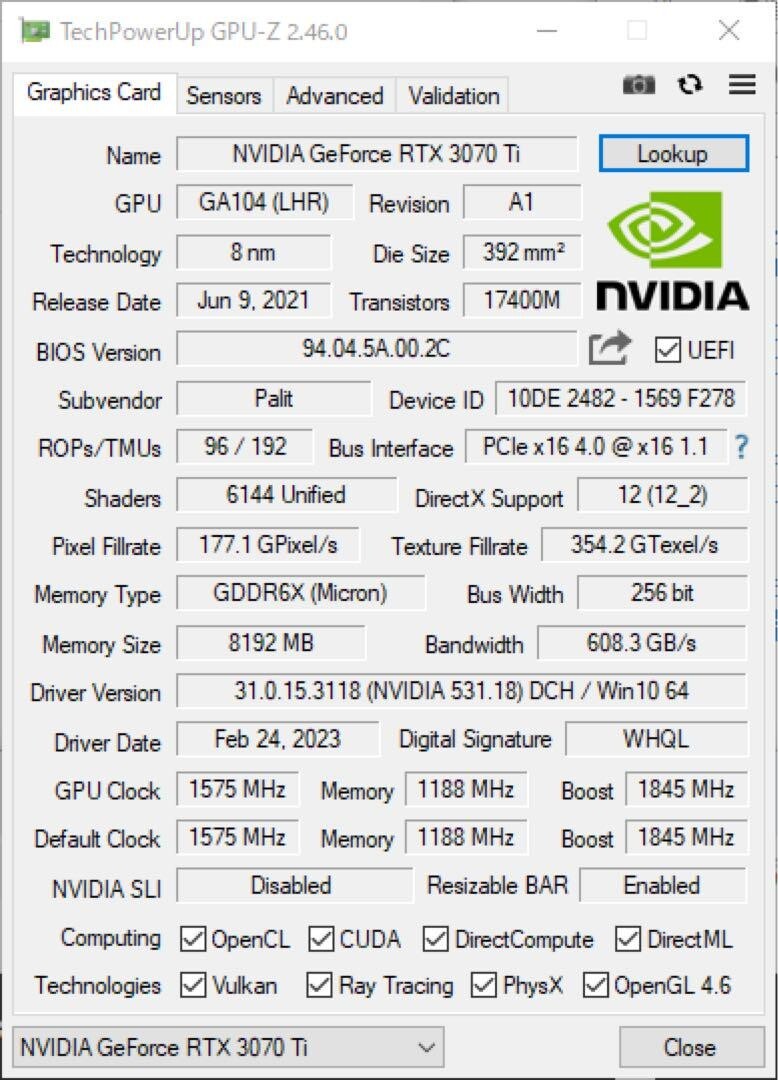 GeForce RTX 3070 Ti GameRock 8GB Graphic Board The Dazzling GeForce RTX 3070 Ti GameRock 8GB Graphic Board The Dazzling