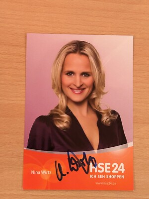 Nina Wirtz - HSE24 - Autogrammkarte original signiert - #S28328
