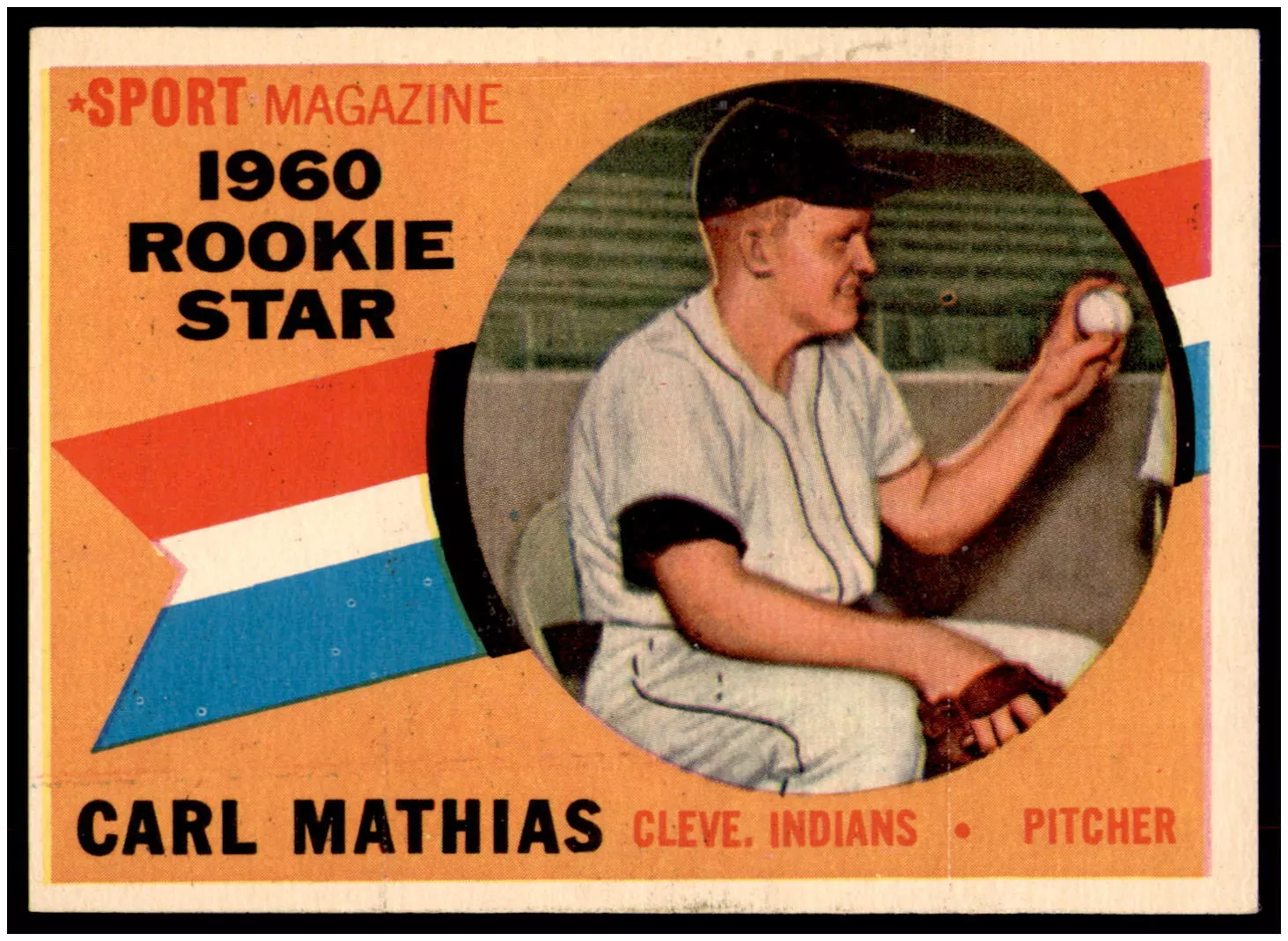 Carl Mathias trading card