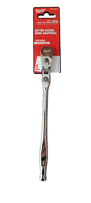 Milwaukee Gelenk Ratsche 229 mm 1/4'' WINKELKNARRE RATSCHE WERKZEUG Knarre lang