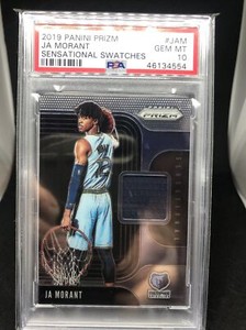 Ja Morant 2019 Prizm Psa 10 RC Sensational Swatches Grizzlies Rookie
