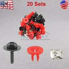 20x T30 Engine Splash Shield Guard Cover Screws Bolt Nut Fits C-Max Escape Focus