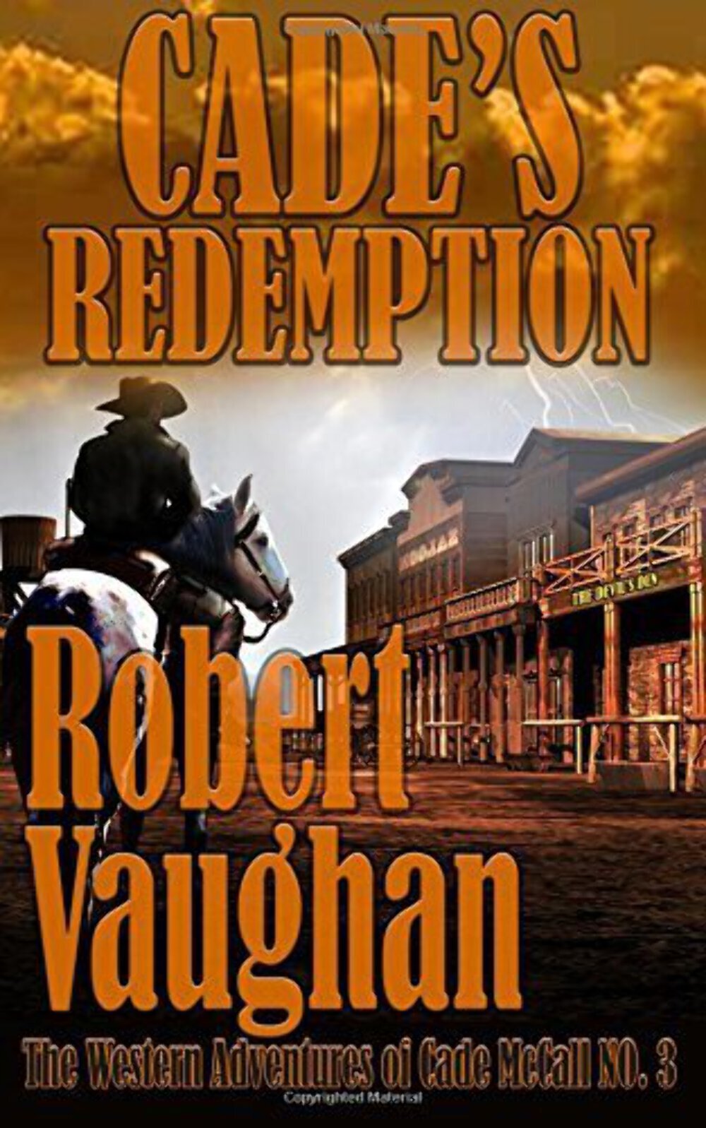 Three Cade Cade McCall #3: Cade's Redemption by Robert Vaughan (2017) VERY GOOD ...