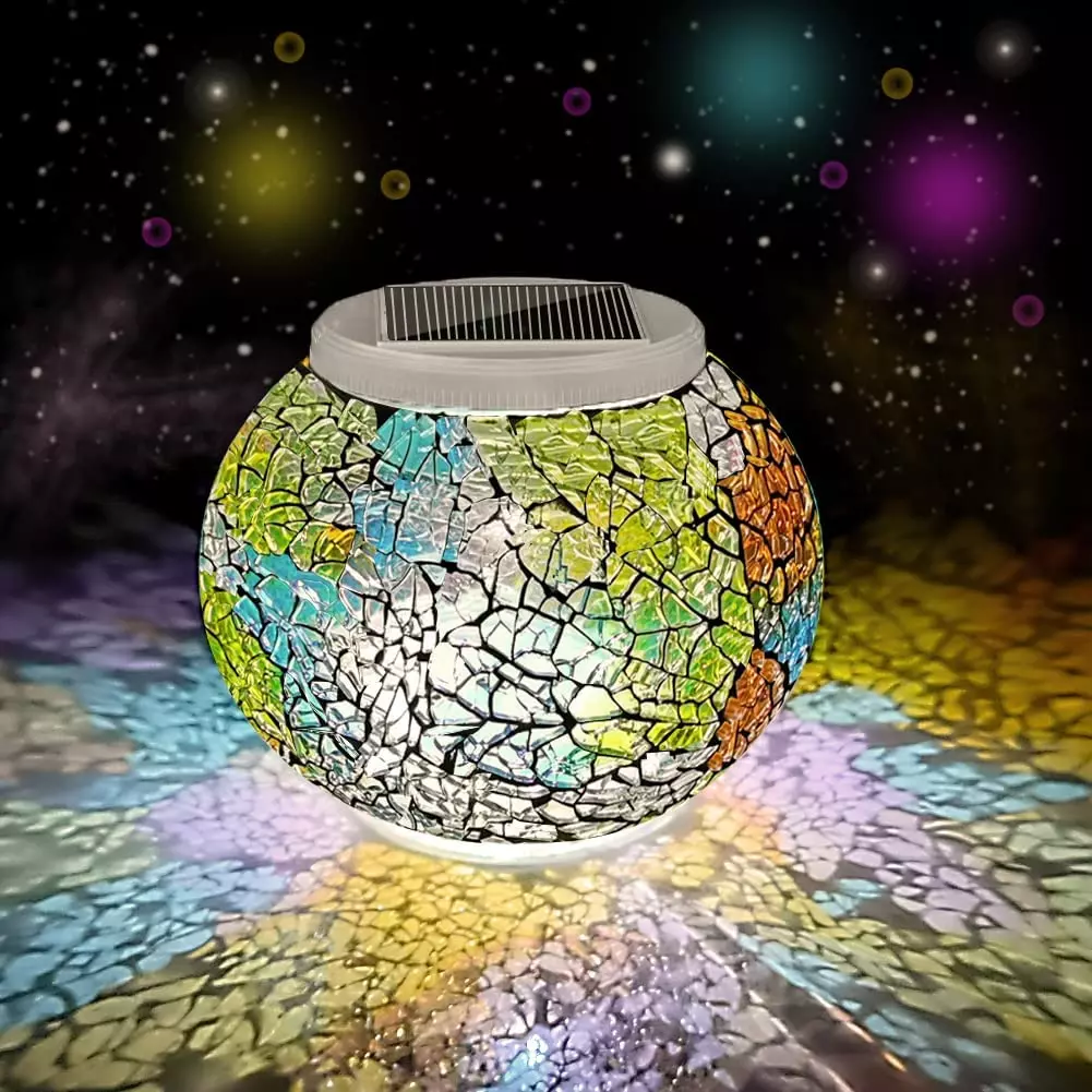 Solar glass ball garden light outlet