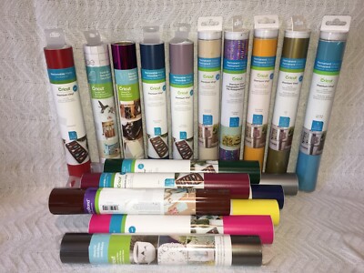 Cricut Premium Vinyl ''YOUR  CHOICE OF COLOR'' Removable Matte Glossy Foil 12''x48''