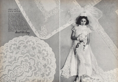 1967 Marshall Field: And Lace Ever After Vintage Print Ad