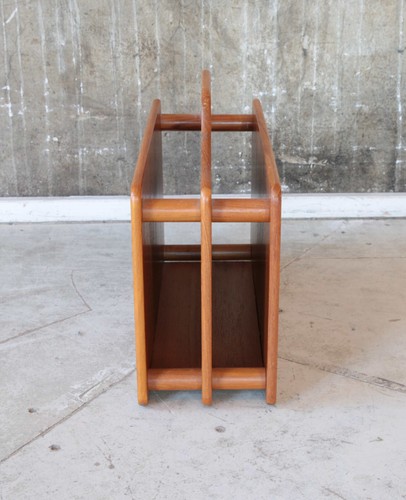 Vintage Teak Zeitungsständer 70er 60er Danish Mid-Century Newspaper Rack 70s - Bild 4 von 4