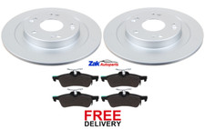 FOR HONDA CIVIC MK9 1.6 1.8 2.2 (2012-2017) REAR 2 BRAKE DISCS & PADS SET *NEW*
